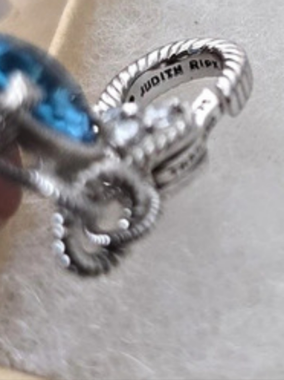 Authentic Judith Ripka Signed Sterling Silver Multi-Gemstone Link Bracelet 8" - Picture 5 of 8